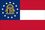 Custom Endura Poly Mounted Georgia State Flag (12"x18"), Price/piece