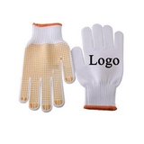 Custom Work Gloves Safety Gloves with PVC Dots, 9