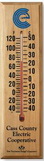 Custom Maple Wood Thermometer, 2 1/2