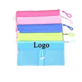 Custom Zipper Closure Soft PVC Stationery Pouch Bag, 7