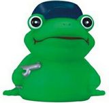 Blank Rubber Police Frog Toy