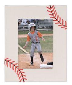 Custom Baseball Sport Picture Frame (4"X6")