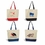 Custom Standard Cotton Canvas Tote, Grocery Shopping Bag, 17" L x 15.5" W x 4.5" H, Price/piece