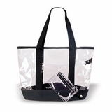 Custom Clear Tote Bag, Grocery Shopping Bag, 20