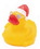 Custom Temperature Santa Rubber Duck, 3 1/4" L X 2 7/8" W X 3" H, Price/piece
