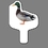 Custom Hand Held Fan W/ Full Color Mallard Duck, 7 1/2" W x 11" H, Price/piece