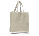 Custom Canvas Jumbo Shopper Gusset Bag, 14