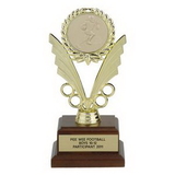 Custom Wood Base Trophy w/Riser (8
