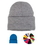 Custom Acrylic Skull Knit Beanie Hat, 7 7/8" L x 11" W, Price/piece