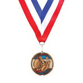 Custom 3" Medallion W/ 1 1/2"x30" Ribbon