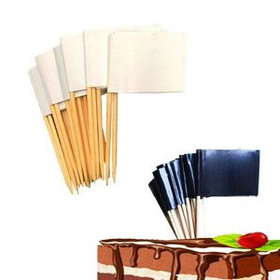Custom Food Flags Toothpick, 1 4/10" L x 1" W