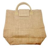 Custom All Purpose Soft Natural Jute Tote Bag, 16