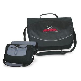 Custom Laptop Portfolio, Briefcase, Messenger Bag, 16.5" L x 12" W x 3" H