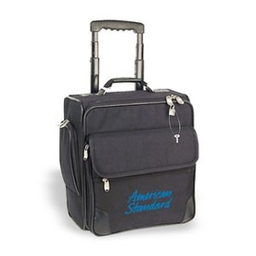 Custom Rolling Office Laptop Case, Travel Luggage, 12.75" L x 14.5" W x 8.5" H