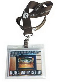 Custom 1" (25Mm) Polyester Lanyards With Badge Holder