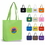 Custom Logo Tote Bag, PROMO OPEN TOTE, Resusable Grocery bag, Grocery shopping bag, Travel Tote, 17.75" L x 14.25" W x 4" H, Price/piece