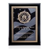 Custom Black Oakleigh Star & Stripes Plaque Award (9