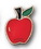 Red Apple Stock Pin, Price/piece