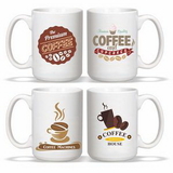 Coffee mug, 15 oz. El Grande Ceramic Mug (White), Personalised Mug, Custom Mug, Advertising Mug, 4.5