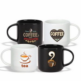 Coffee mug, 16 oz. Americano Mug, Ceramic Mug, Personalised Mug, Custom Mug, Advertising Mug, 3.5" H x 3.75" Diameter x 3.25" Diameter