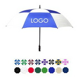 Custom Auto Open Golf Umbrella w/ Plastic Handle (60
