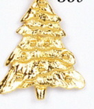 Custom Christmas Tree w/ Ornaments Stock Cast Pin