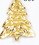 Custom Christmas Tree w/ Ornaments Stock Cast Pin, Price/piece