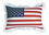 Custom 7"x5" Mini Inflatable Clear U.S.A. Flag Pillow, Price/piece