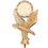 Blank Gold Eagle Casting Riser W/2" Insert Space (6")(Without Base), Price/piece