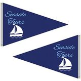 Custom 4' X 6' Double Sided Knit Polyester Pennant