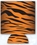 Custom Tiger Print Sublimated Hugger, 4" W x 5 1/4" H x 3/16" Thick, Price/piece