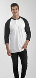 Custom 3/4 Sleeve Raglan Sleeve Baseball Shirt
