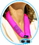 Custom NEW & IMPROVED - HIGH VIS SAFETY PINK CooLooP Water Scarf Tax & Broker Fee FREE. ANY DESIGN, 26" L x 2" W x 0.1" H, Price/piece