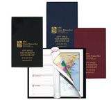 Custom Soft Cover Vinyl Sewn Ireland Weekly Planner w/ Map / 1 Color