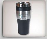 Custom 16 Oz. Silver Accent Thermal Tumbler