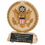 Custom Cast Stone Medal Trophy w/Engraving Plate (U.S. Seal), 5 1/2" H x 4 1/2" W, Price/piece