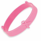 Custom Silicone Awareness Wrist Band With Ribbons