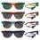 Custom Soft Feel Color Blend Sunglasses, 6" L x 6" W x 1 3/4" H, Price/piece