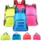Custom Collapsible Travel Backpacks, 13" L x 6 1/4" W x 16 1/2" H, Price/piece
