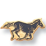 Blank Mustang Mascot EM Series Pin