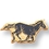 Blank Mustang Mascot EM Series Pin, Price/piece