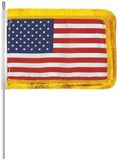 Custom Fringed U.S. Aerial Flag (4