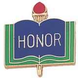 Blank Enamel Academic Award Pin (Honor), 13/16