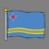 12" Ruler W/ Full Color Flag of Aruba, Price/piece