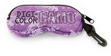 Custom DigiColor Camo Neoprene Eyeglass Case w/ Zipper & Clip (4 Color Process)