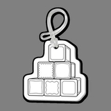 Custom Baby Blocks (5) Bag Tag