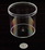 3 3/8"x3 1/8" Blank Little Crystal Clear Canister, Price/piece