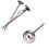 Custom Stainless Steel Pocket Thermometer, 5" L, Price/piece