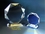 Custom Octagonal Awards optical crystal award trophy., 5" L x 5" W x 0.8125" H, Price/piece