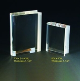 Custom Book Awards optical crystal award trophy., 5